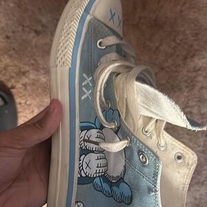 Converse Blue and White Athletic Shoes
